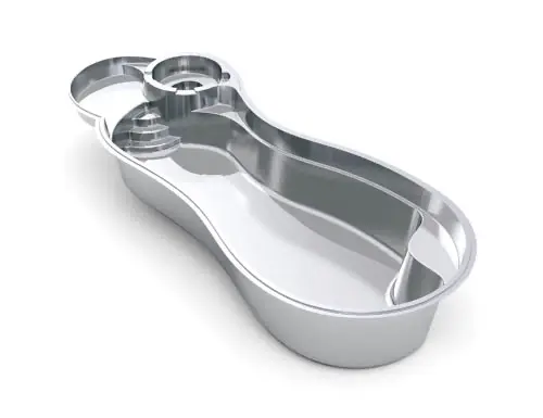 Allure-40 The Allure™ Fiberglass Pool 3D image