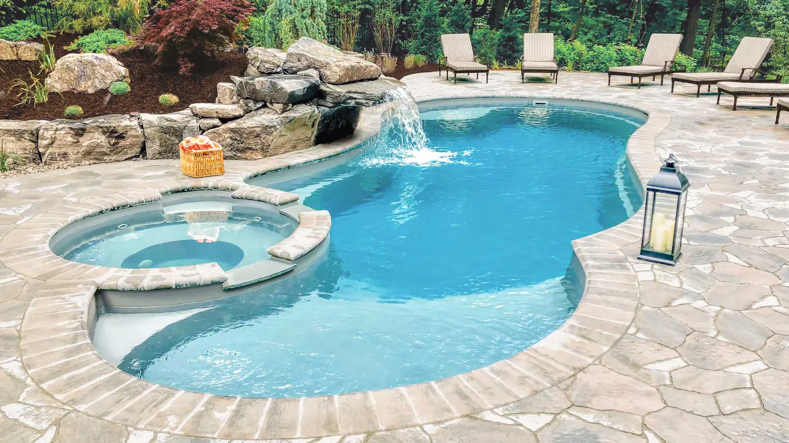 Leisure-Pools-Pinnacle-Fiberglass-Pool-Model-Hero The Allure™, a fiberglass pool design manufactured by Leisure Pools